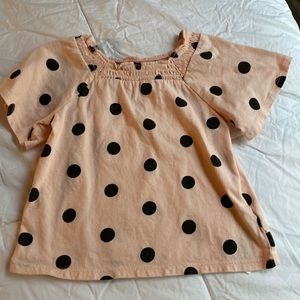 Baby Gap Polka Dot Pink Top 3T